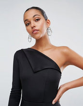 ASOS Double Split One Shoulder Mini Dress